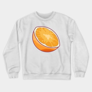 orange fruits vector best color Crewneck Sweatshirt